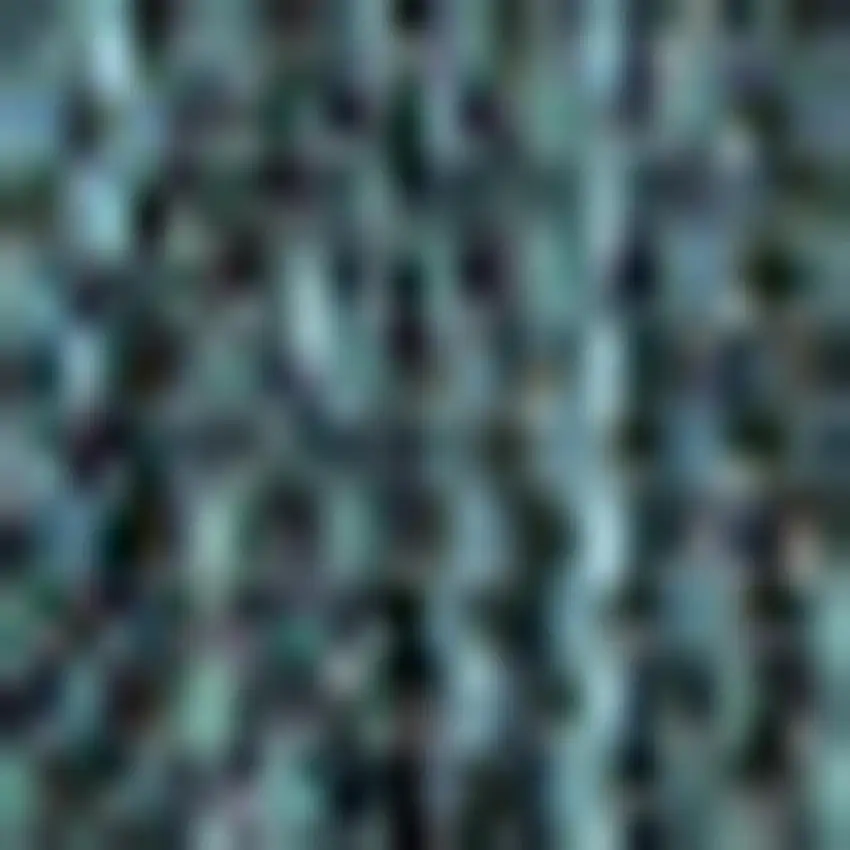 Turquoise And Cream Geometric Indoor Outdoor Area Rug Photo 2