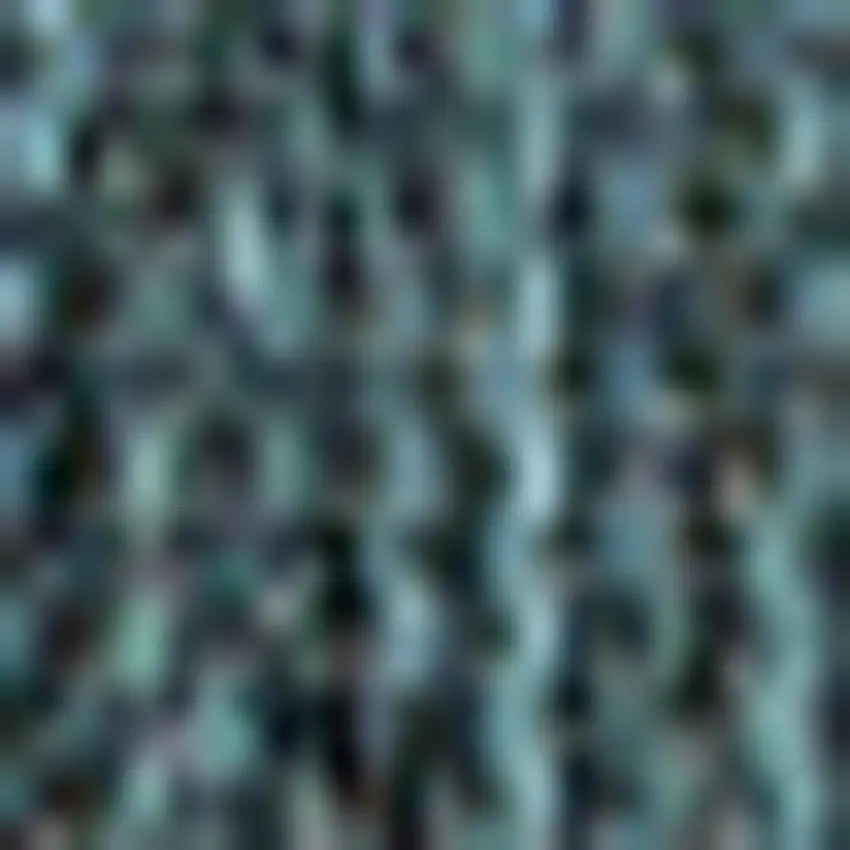 Turquoise And Cream Geometric Indoor Outdoor Area Rug Photo 2