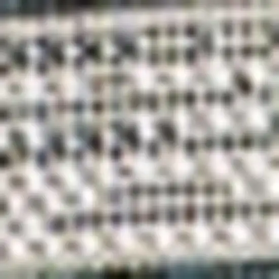 Turquoise And Cream Indoor Outdoor Area Rug Photo 2