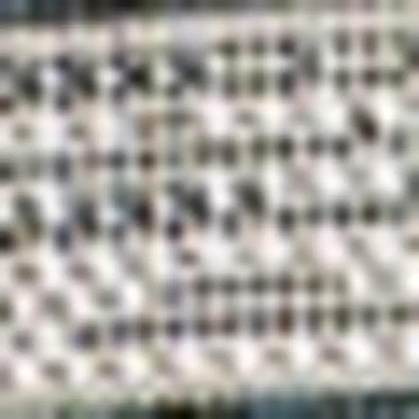 Turquoise And Cream Indoor Outdoor Area Rug Photo 2