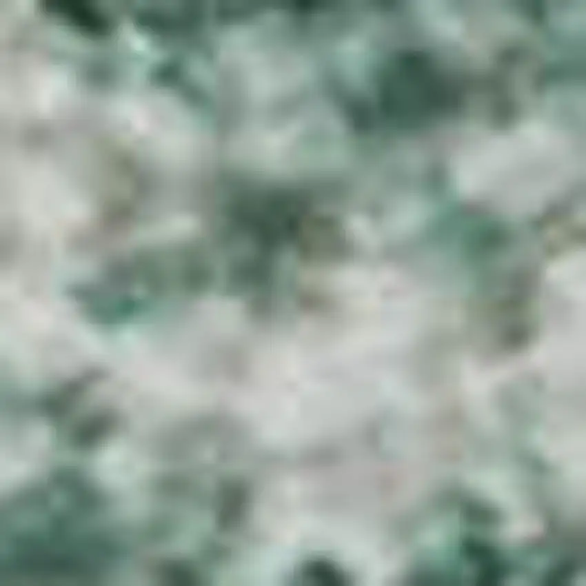 Turquoise And Ivory Oriental Washable Area Rug With UV Protection Photo 3