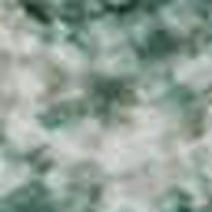 Turquoise And Ivory Oriental Washable Area Rug With UV Protection Photo 2