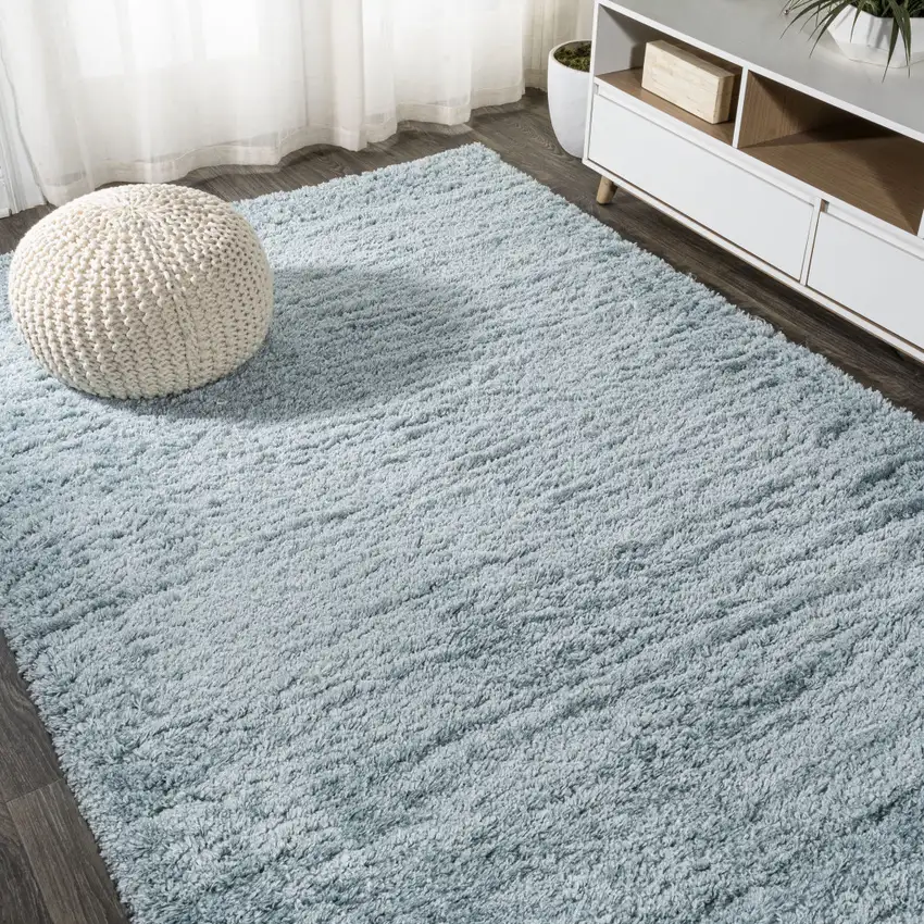 Turquoise Flatweave Area Rug Photo 8