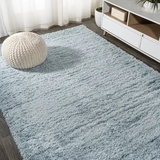 Turquoise Flatweave Area Rug Photo 8