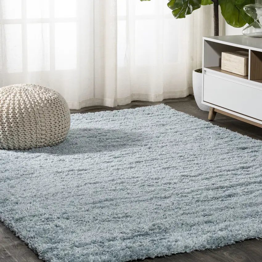 Turquoise Flatweave Area Rug Photo 5