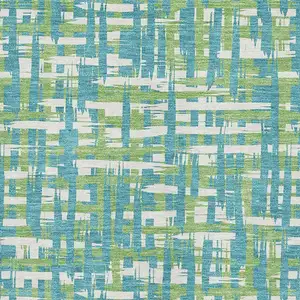 Photo of Turquoise Green And Ivory Abstract Geometric Washable Area Rug With UV Protection