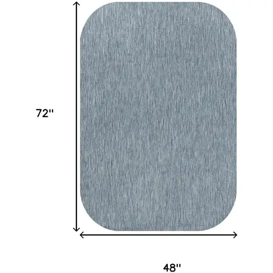 Turquoise Indoor Outdoor Area Rug Photo 5