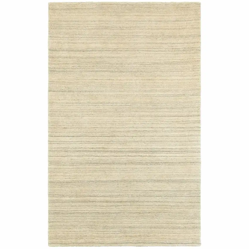 Two-toned Beige and GrayArea Rug Photo 1