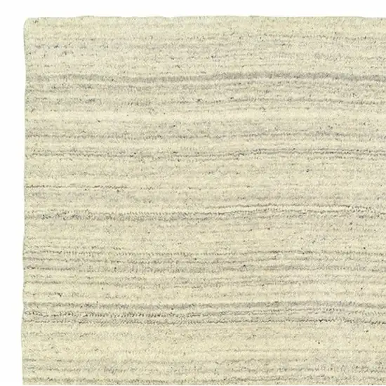 Two-toned Beige and GrayRunner Rug Photo 3