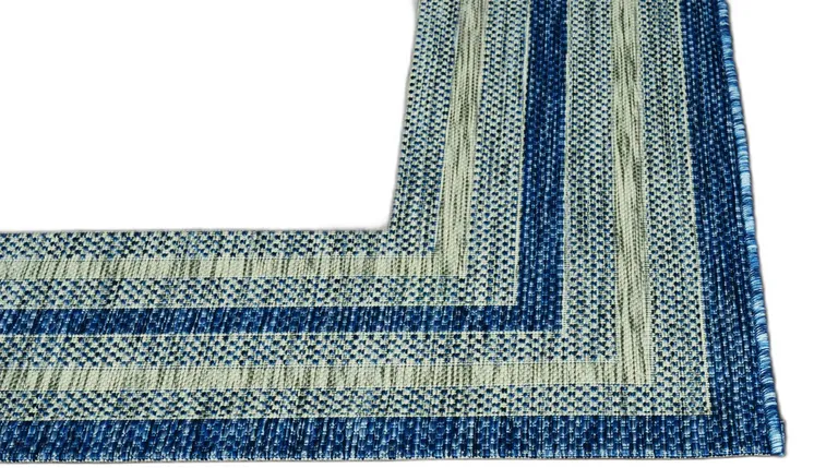 UV Treated Polypropylene Grey or Denim Area Rug Photo 2