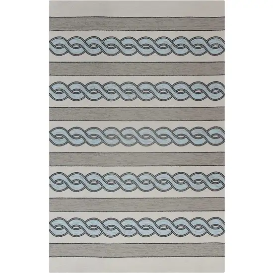 Uv Treated Polypropylene Ivory Or Spa Area Rug Photo 2