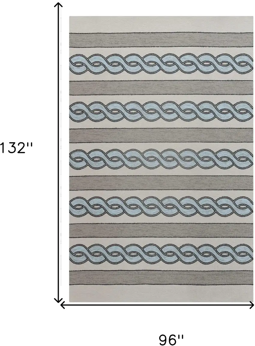 Uv Treated Polypropylene Ivory Or Spa Area Rug Photo 3