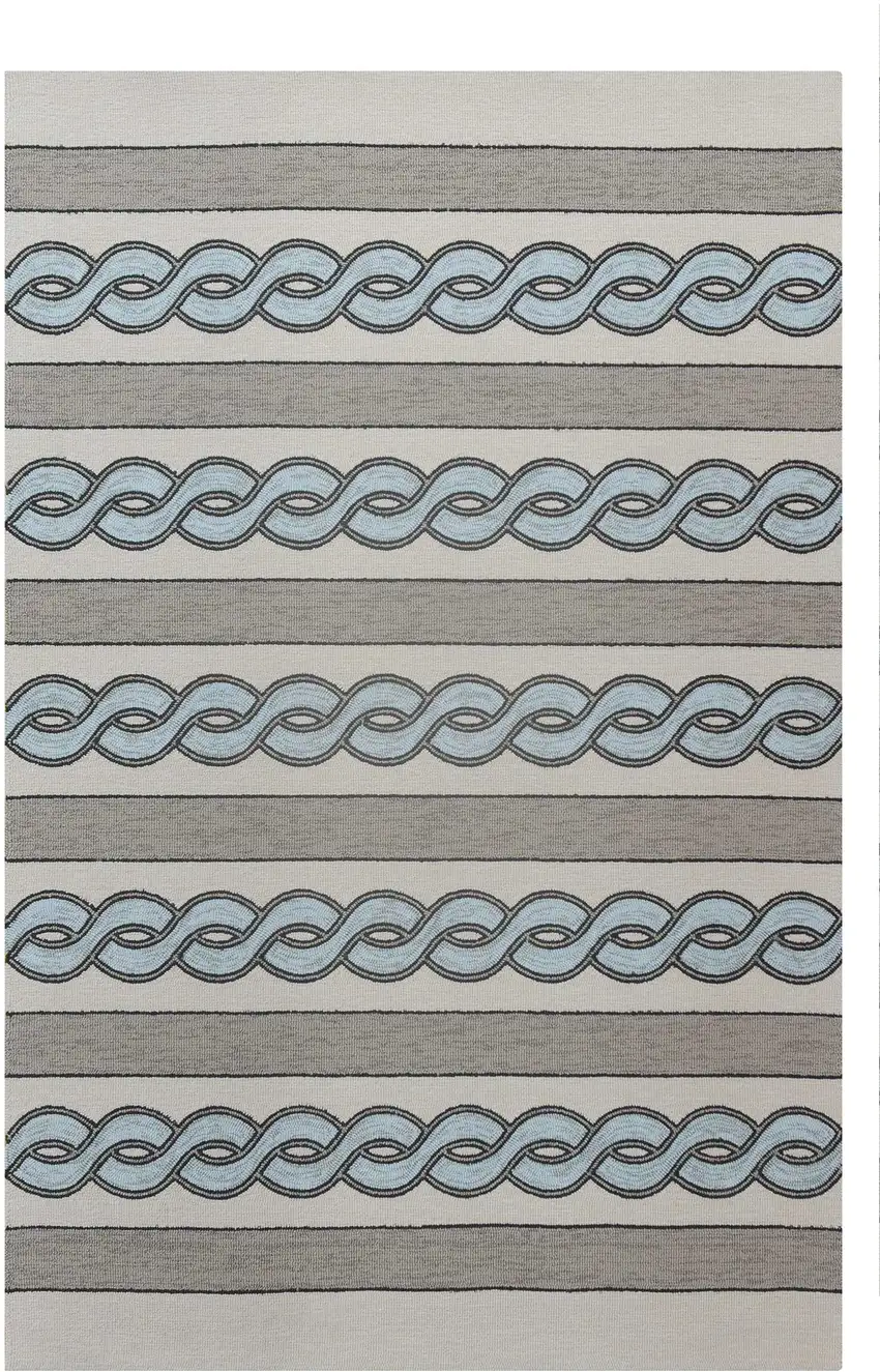 Uv Treated Polypropylene Ivory Or Spa Area Rug Photo 5