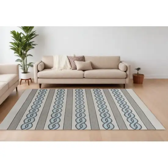 Uv Treated Polypropylene Ivory Or Spa Area Rug Photo 2
