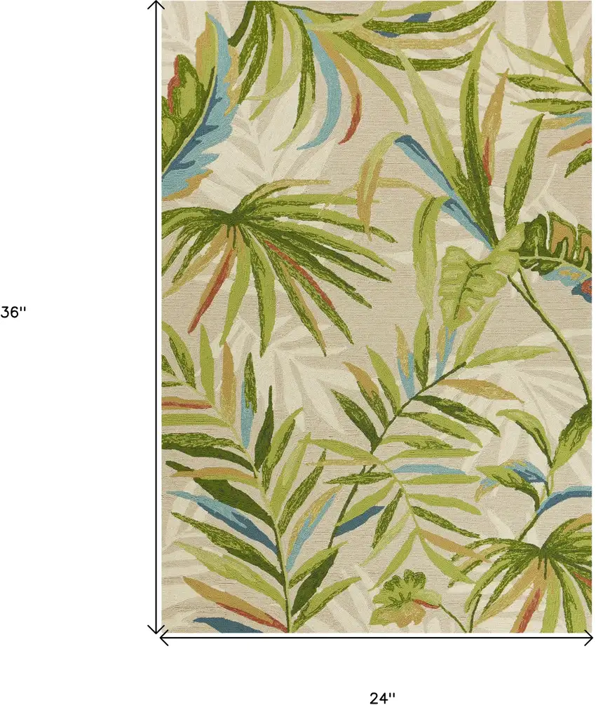 Uv Treated Polypropylene Sand Accent Rug Photo 3