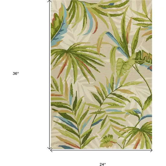 Uv Treated Polypropylene Sand Accent Rug Photo 3