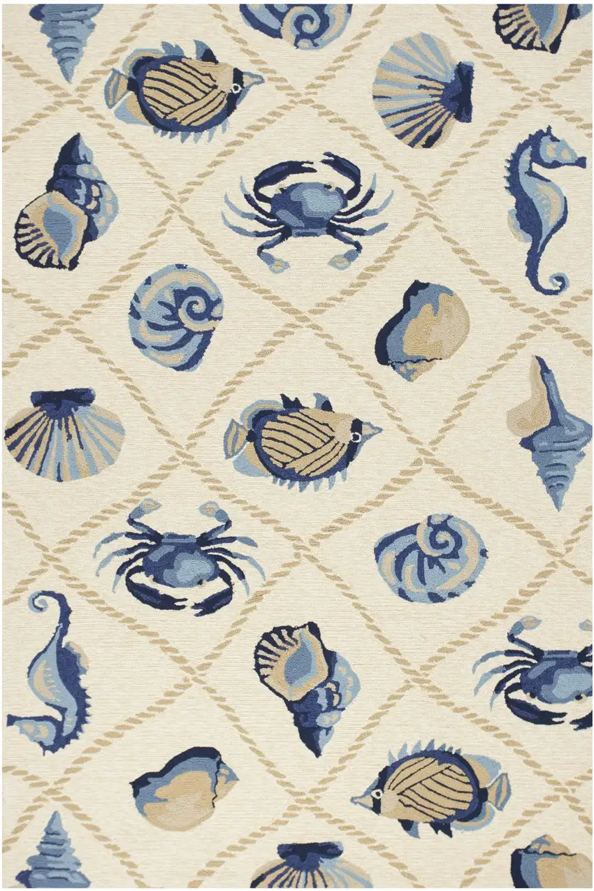 Uv Treated Polypropylene Sand Area Rug Photo 1