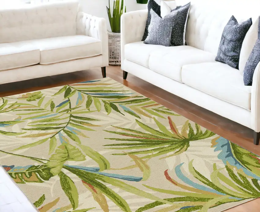 Uv Treated Polypropylene Sand Area Rug Photo 2