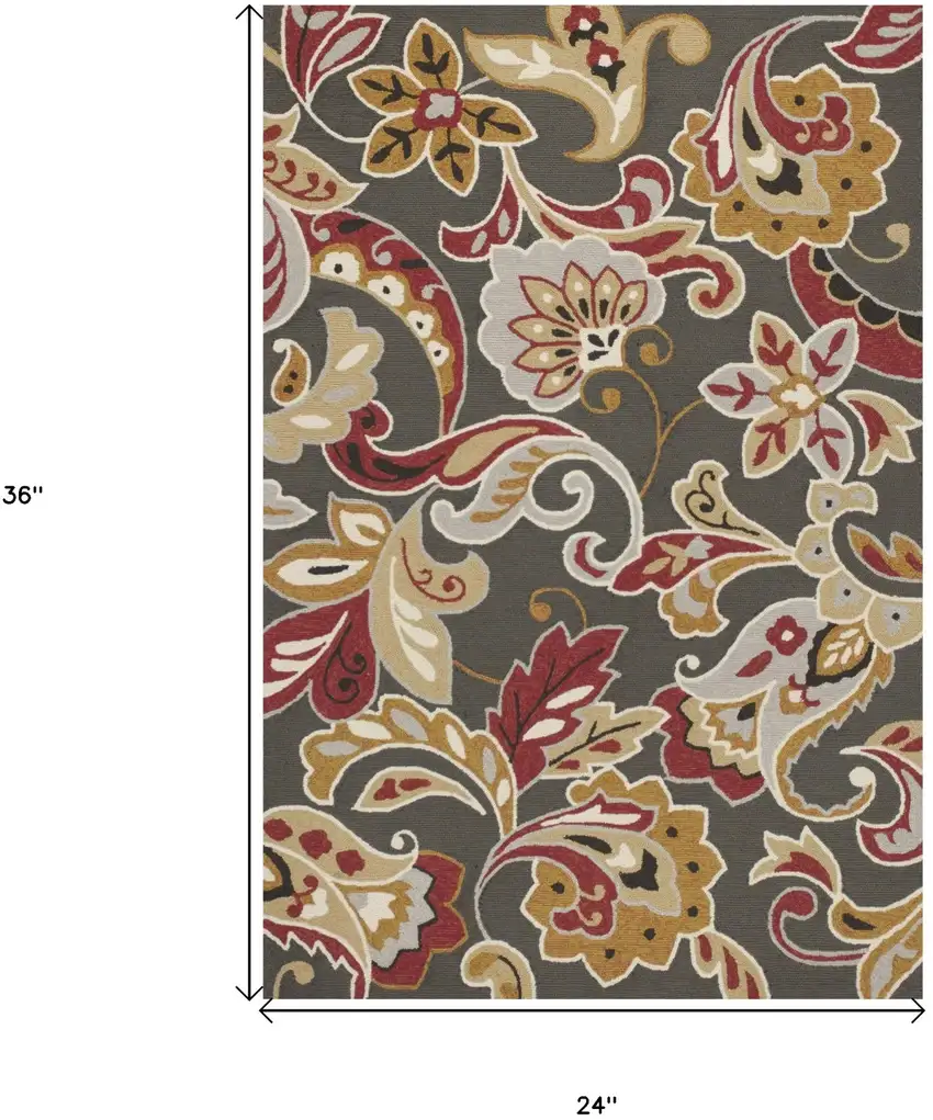 Taupe Hand Tufted Area Rug Photo 3