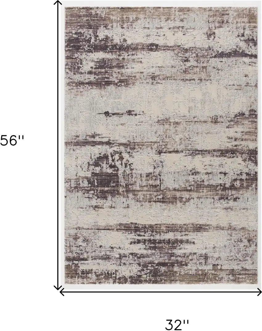 Violet Abstract Dhurrie Area Rug Photo 3
