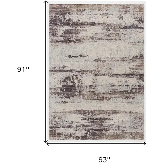 Violet Abstract Dhurrie Area Rug Photo 3