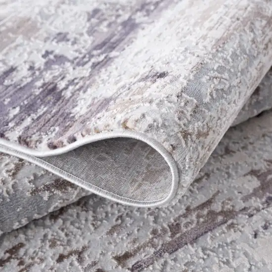 Violet Abstract Dhurrie Area Rug Photo 5