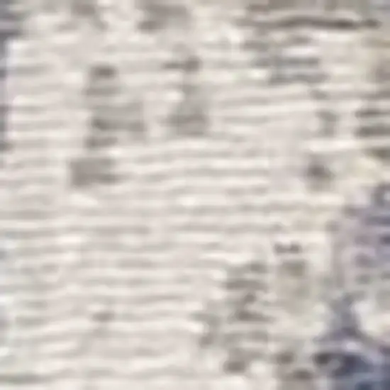 Gray And Ivory Abstract Hand Loomed Area Rug Photo 7