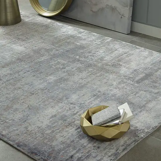 Viscose Slate Area Rug Photo 3