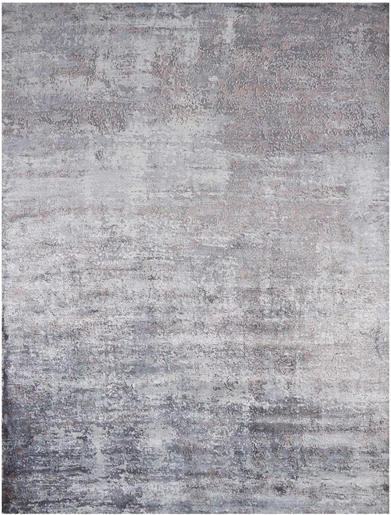 Viscose Slate Area Rug Photo 2