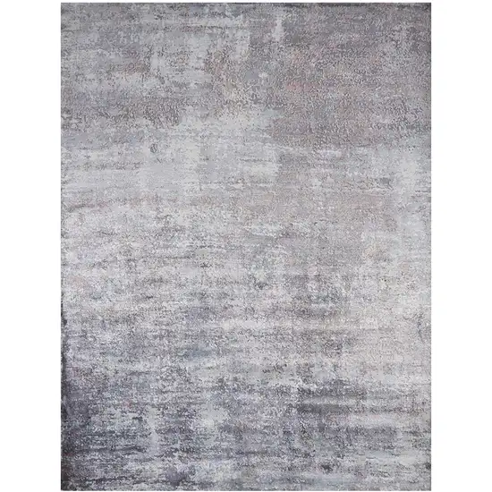 Viscose Slate Area Rug Photo 2