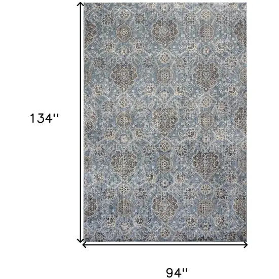 Viscose Slate Area Rug Photo 6