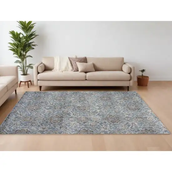 Viscose Slate Area Rug Photo 2