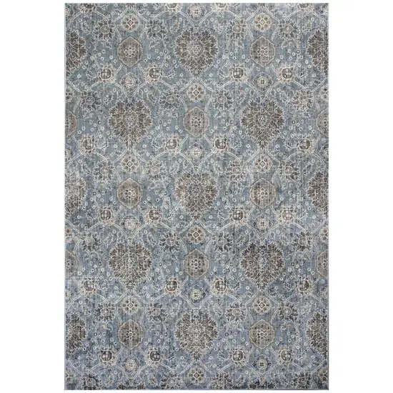 Viscose Slate Area Rug Photo 1