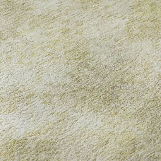 Wheat And Beige Abstract Geometric Washable Area Rug With UV Protection Photo 1