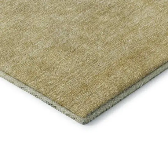 Wheat And Beige Ombre Washable Area Rug With UV Protection Photo 8