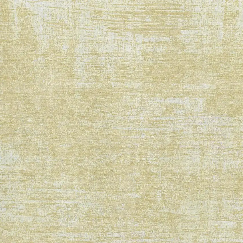 Wheat And Ivory Abstract Washable Area Rug With UV Protection Photo 4