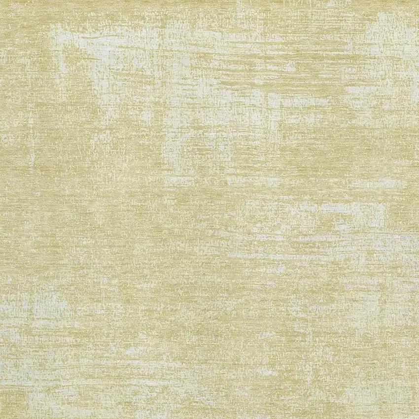 Wheat And Ivory Abstract Washable Area Rug With UV Protection Photo 4