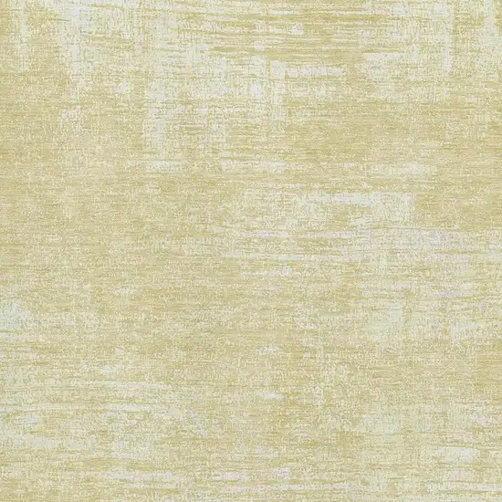 Wheat And Ivory Abstract Washable Area Rug With UV Protection Photo 5