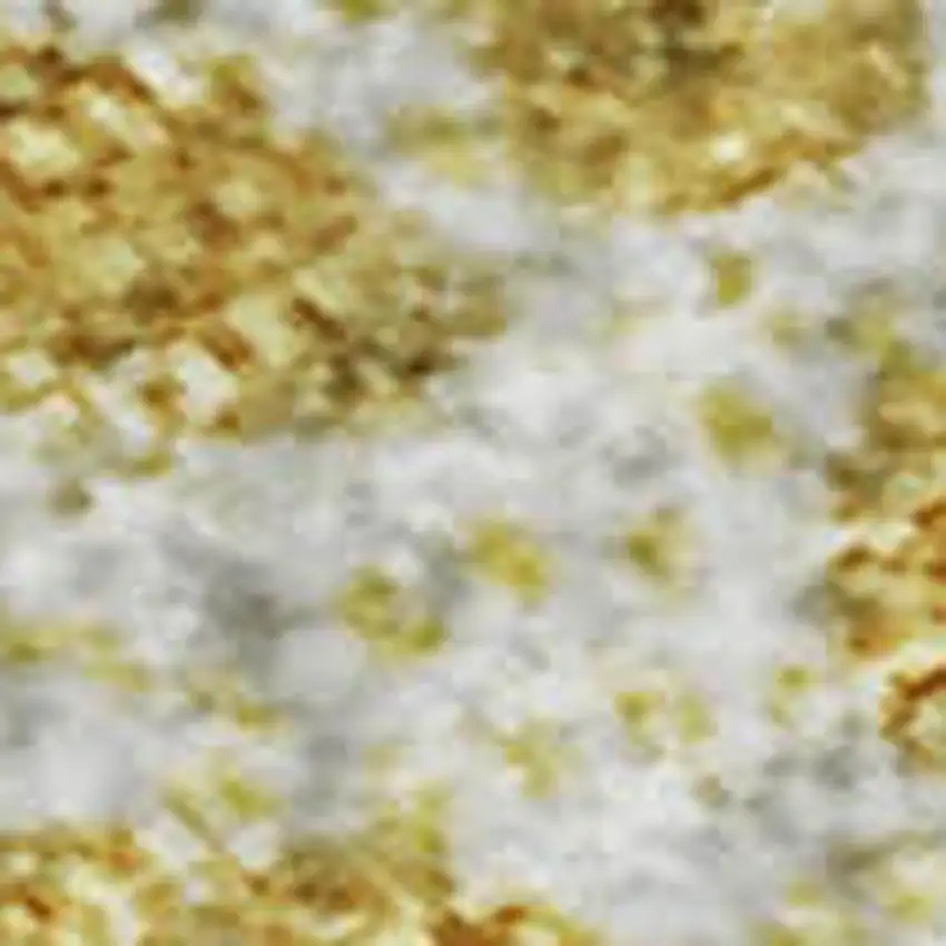 Wheat And Ivory Diamond Washable Area Rug With UV Protection Photo 8