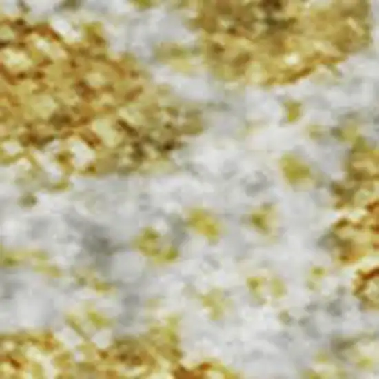 Wheat And Ivory Diamond Washable Area Rug With UV Protection Photo 8