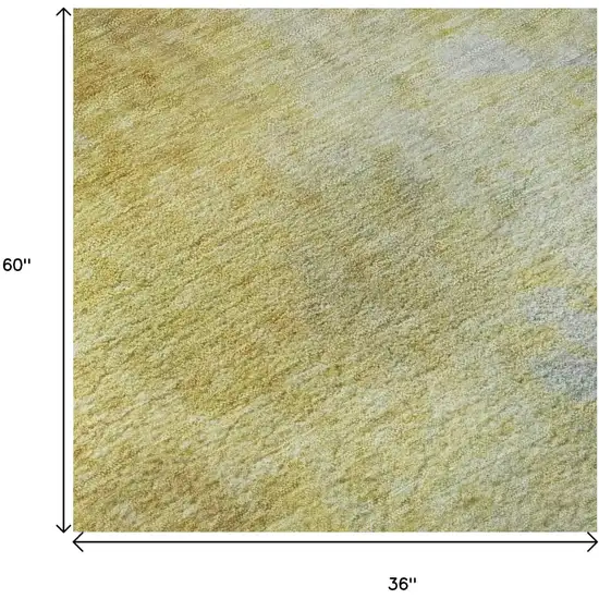 Wheat And Purple Abstract Washable Area Rug With UV Protection Photo 9