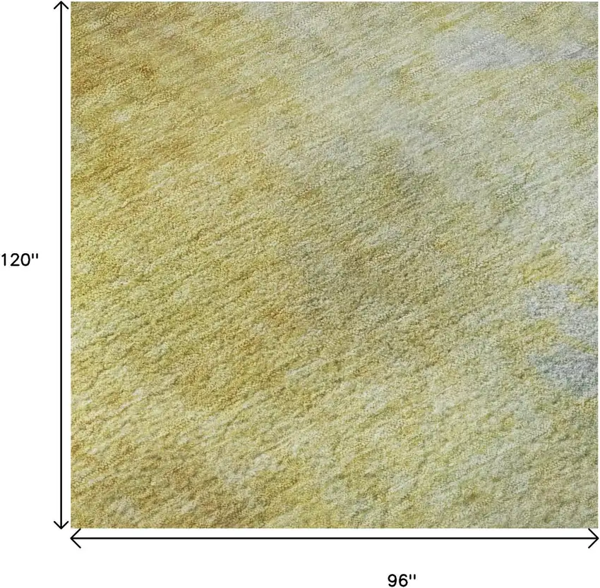 Wheat And Purple Abstract Washable Area Rug With UV Protection Photo 8