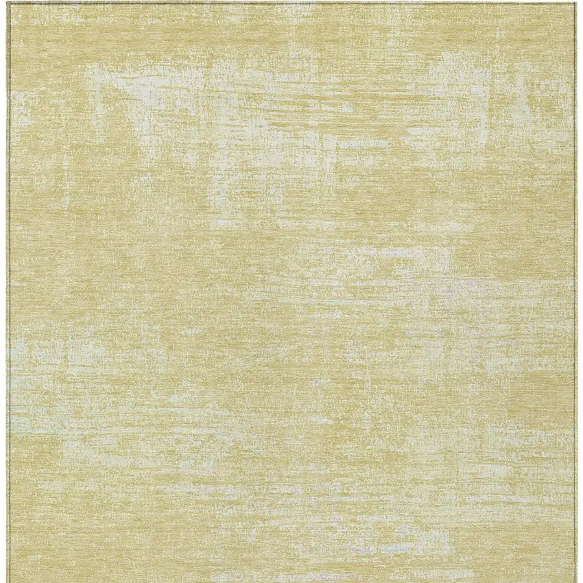Wheat And Tan Abstract Washable Indoor Outdoor Area Rug Photo 7