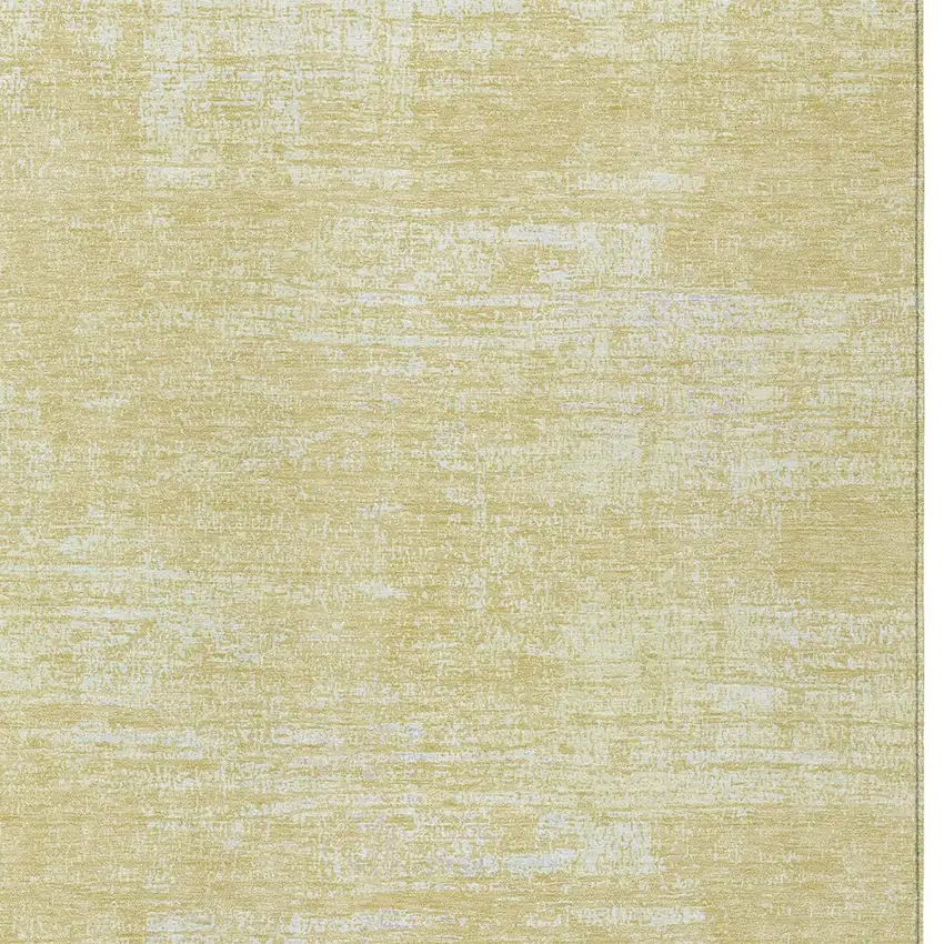 Wheat And Tan Abstract Washable Indoor Outdoor Area Rug Photo 6
