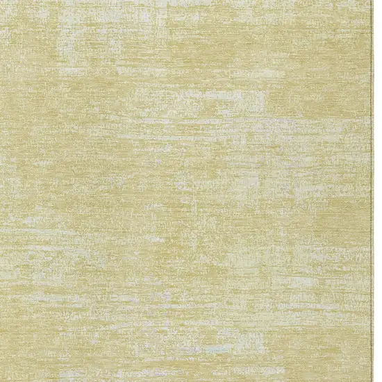 Wheat And Tan Abstract Washable Indoor Outdoor Area Rug Photo 6