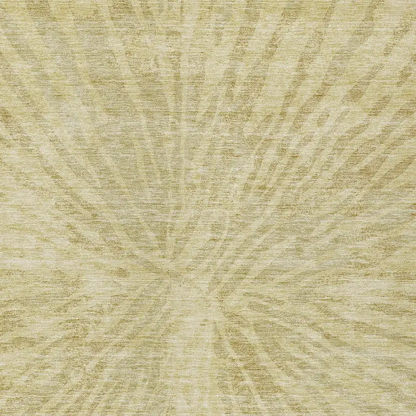 Wheat Beige And Tan Abstract Washable Indoor Outdoor Area Rug Photo 6