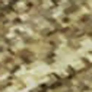 Photo of Wheat Gold And Linen Striped Washable Area Rug With UV Protection