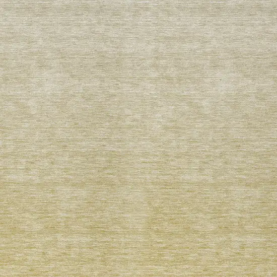 Wheat Gold And Tan Ombre Washable Indoor Outdoor Area Rug Photo 6
