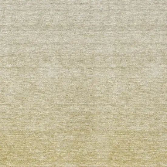 Wheat Gold And Tan Ombre Washable Indoor Outdoor Area Rug Photo 6