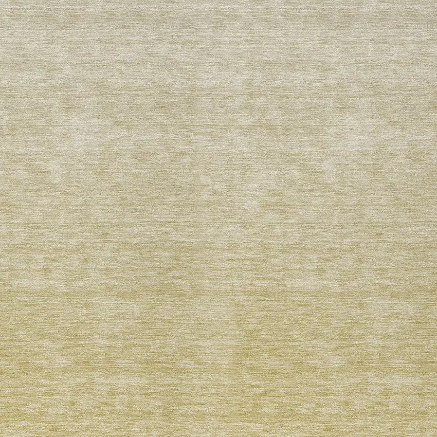 Wheat Gold And Tan Ombre Washable Indoor Outdoor Area Rug Photo 6